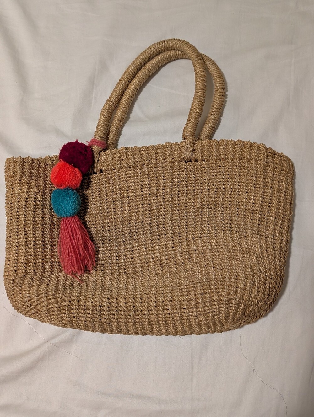 LaLa Hand-Knitted Rattan TOTE BAG